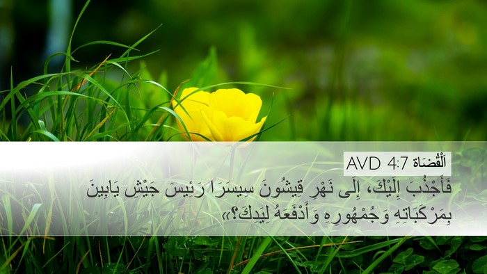 اَلْقُضَاة 4:7 AVD Bible Verse Image