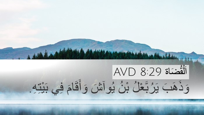اَلْقُضَاة 8:29 AVD Bible Verse Image