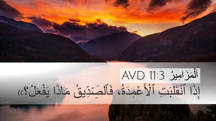 اَلْمَزَامِيرُ 11:3 AVD Bible Verse Image