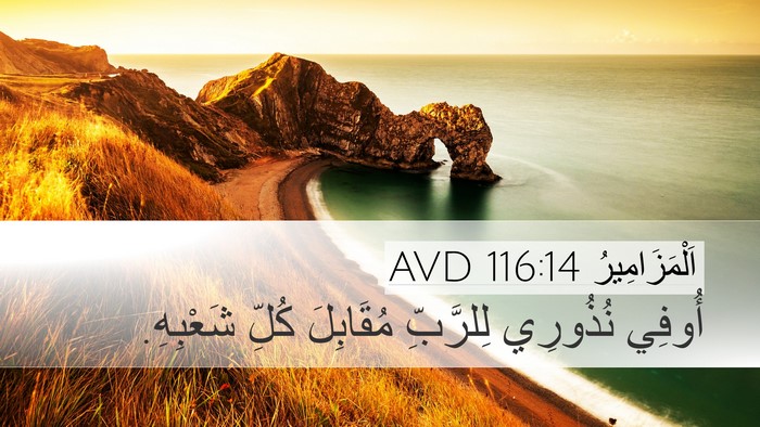 اَلْمَزَامِيرُ 116:14 AVD Bible Verse Image