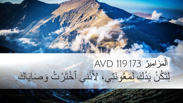 اَلْمَزَامِيرُ 119:173 AVD Bible Verse Image