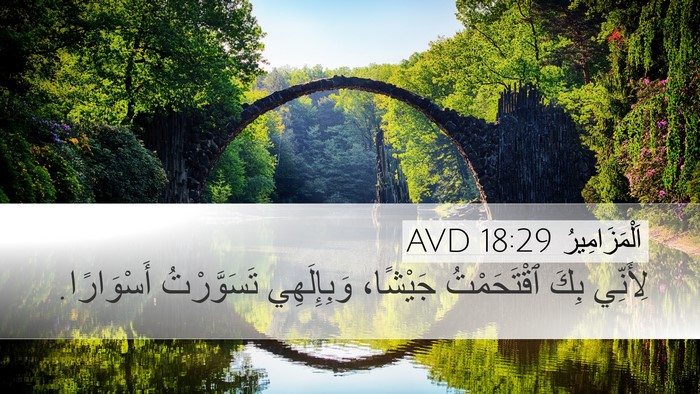 اَلْمَزَامِيرُ 18:29 AVD Bible Verse Image