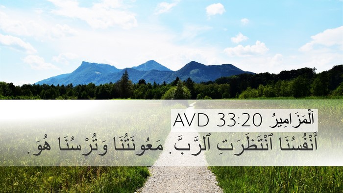 اَلْمَزَامِيرُ 33:20 AVD Bible Verse Image