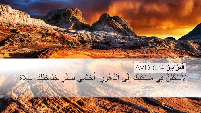 اَلْمَزَامِيرُ 61:4 AVD Bible Verse Image