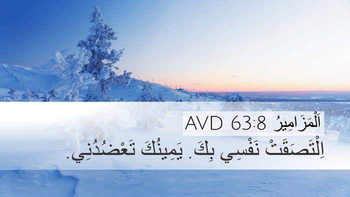اَلْمَزَامِيرُ 63:8 AVD Bible Verse Image