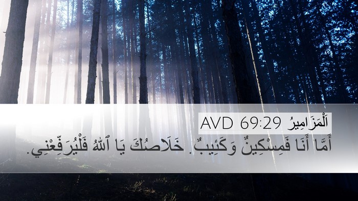 اَلْمَزَامِيرُ 69:29 AVD Bible Verse Image