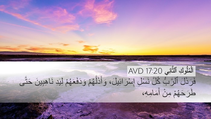 اَلْمُلُوكِ ٱلثَّانِي 17:20 AVD Bible Verse Image