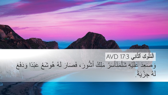 اَلْمُلُوكِ ٱلثَّانِي 17:3 AVD Desktop Wallpaper - وَصَعِدَ عَلَيْهِ - Desktop Bible Verse Wallpaper