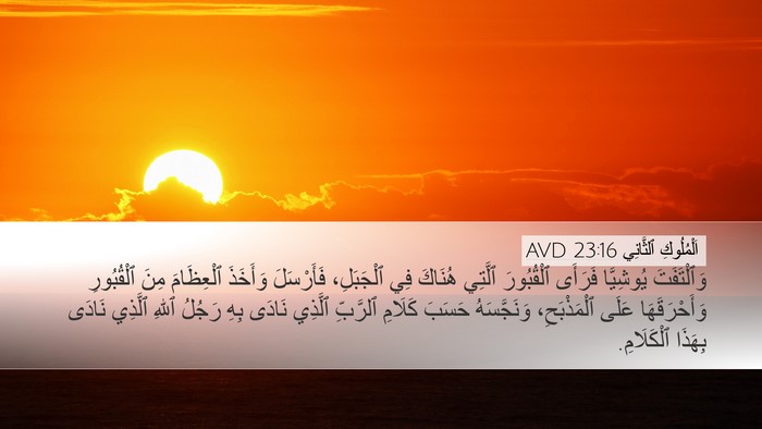 اَلْمُلُوكِ ٱلثَّانِي 23:16 AVD Bible Verse Image