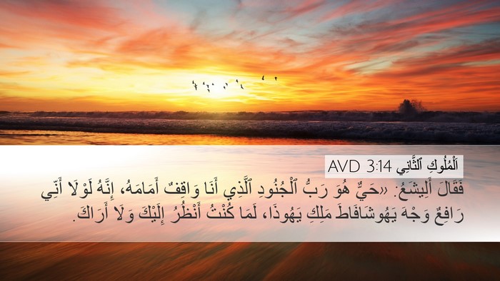 اَلْمُلُوكِ ٱلثَّانِي 3:14 AVD Bible Verse Image