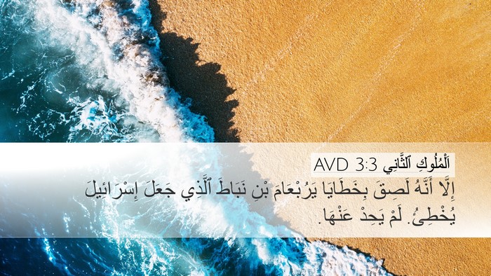 اَلْمُلُوكِ ٱلثَّانِي 3:3 AVD Bible Verse Image