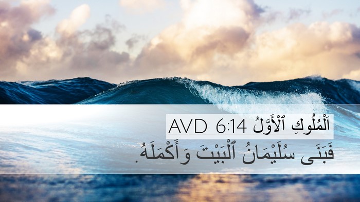اَلْمُلُوكِ ٱلْأَوَّلُ 6:14 AVD Bible Verse Image