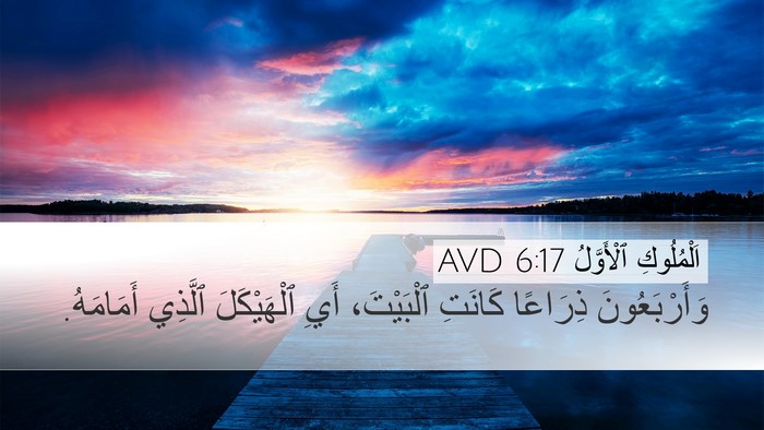 اَلْمُلُوكِ ٱلْأَوَّلُ 6:17 AVD Desktop Wallpaper - وَأَرْبَعُونَ ذِرَاعًا - Desktop Bible Verse Wallpaper