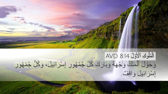 اَلْمُلُوكِ ٱلْأَوَّلُ 8:14 AVD Bible Verse Image
