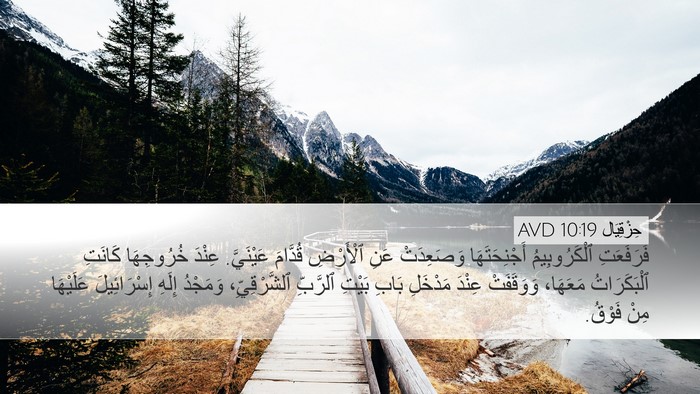 حِزْقِيَال 10:19 AVD Bible Verse Image
