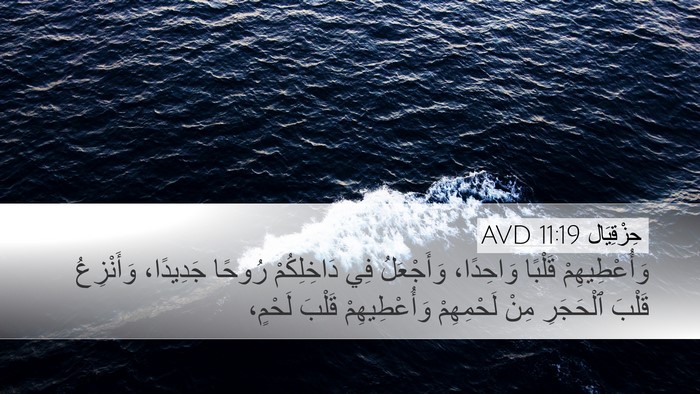 حِزْقِيَال 11:19 AVD Bible Verse Image