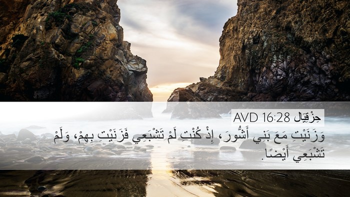 حِزْقِيَال 16:28 AVD Bible Verse Image