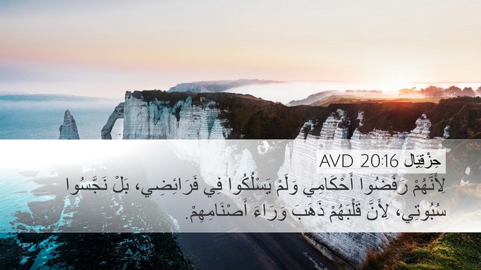 حِزْقِيَال 20:16 AVD Bible Verse Image