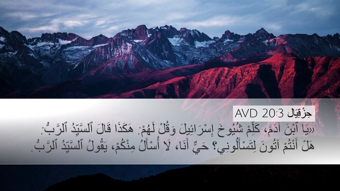 حِزْقِيَال 20:3 AVD Bible Verse Image