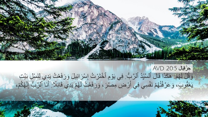 حِزْقِيَال 20:5 AVD Bible Verse Image