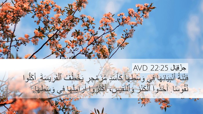 حِزْقِيَال 22:25 AVD Bible Verse Image