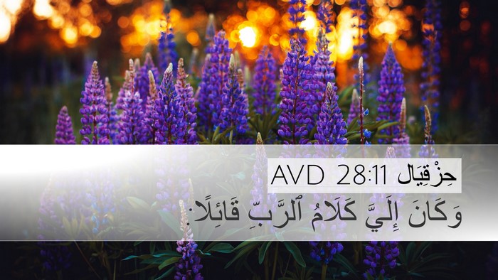 حِزْقِيَال 28:11 AVD Desktop Wallpaper - وَكَانَ إِلَيَّ كَلَامُ - Desktop Bible Verse Wallpaper