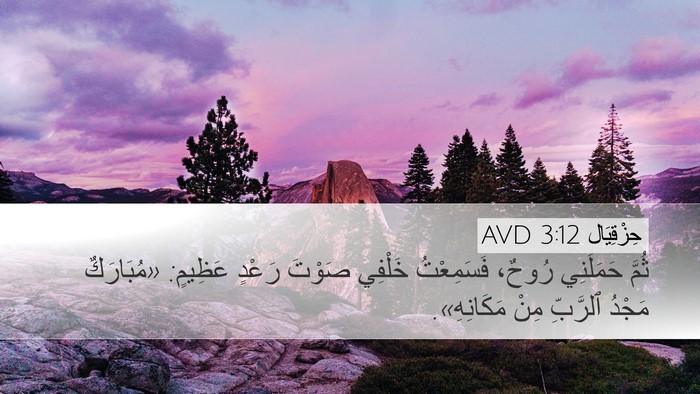 حِزْقِيَال 3:12 AVD Bible Verse Image