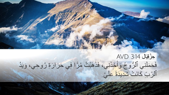 حِزْقِيَال 3:14 AVD Bible Verse Image