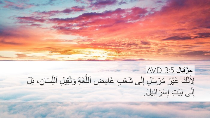 حِزْقِيَال 3:5 AVD Bible Verse Image