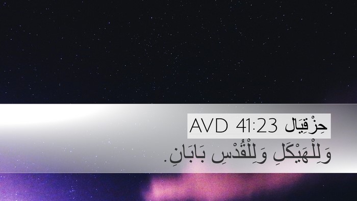 حِزْقِيَال 41:23 AVD Bible Verse Image