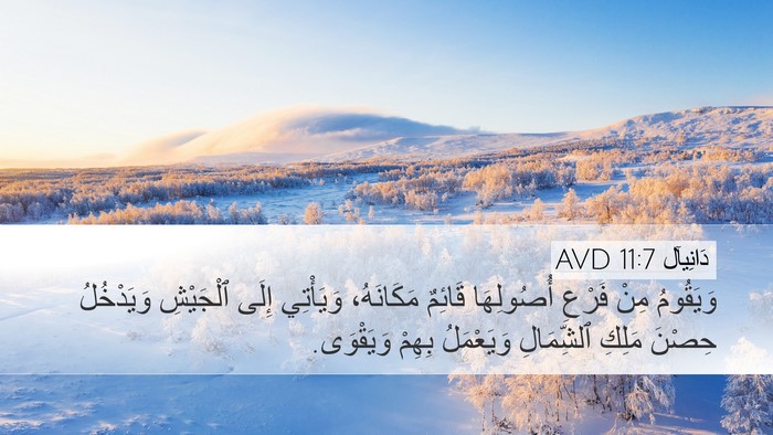 دَانِيآل 11:7 AVD Bible Verse Image