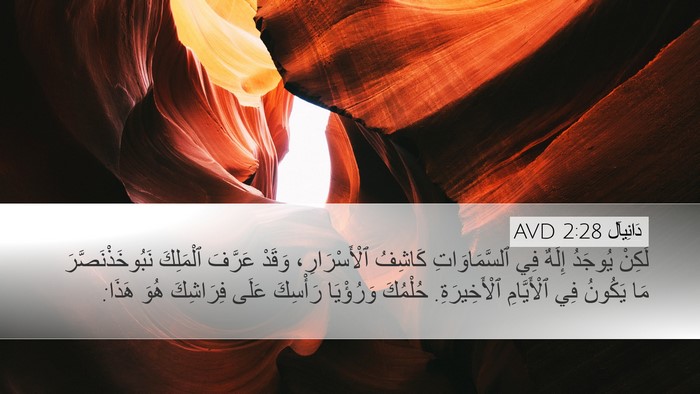 دَانِيآل 2:28 AVD Bible Verse Image