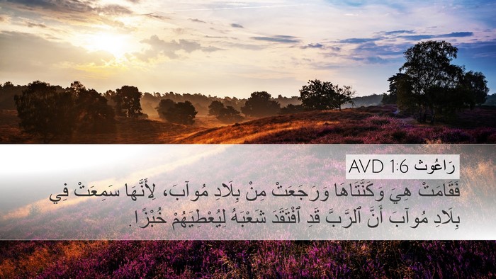 رَاعُوث 1:6 AVD Bible Verse Image