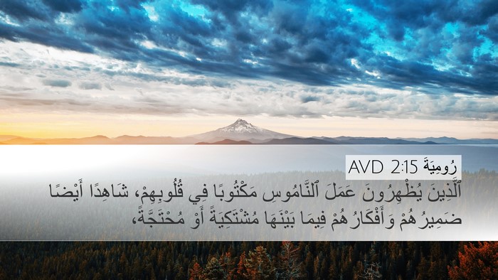 رُومِيَةَ 2:15 AVD Bible Verse Image