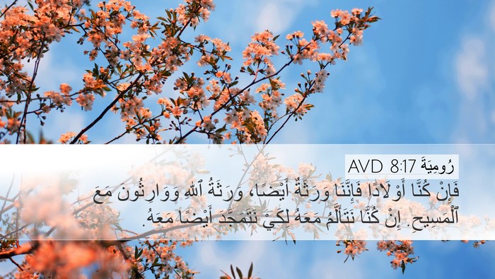 رُومِيَةَ 8:17 AVD Bible Verse Image