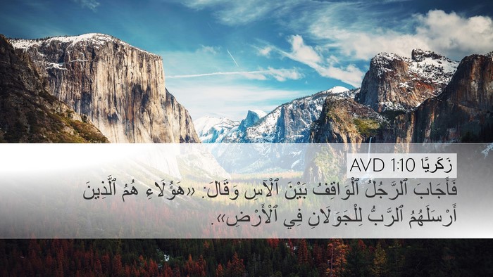 زَكَريَّا 1:10 AVD Bible Verse Image