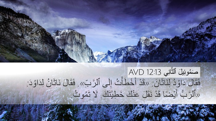 صَمُوئِيلَ ٱلثَّانِي 12:13 AVD Bible Verse Image