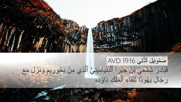 صَمُوئِيلَ ٱلثَّانِي 19:16 AVD Bible Verse Image