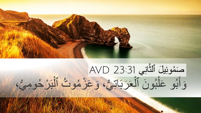 صَمُوئِيلَ ٱلثَّانِي 23:31 AVD Desktop Wallpaper - وَأَبُو عَلْبُونَ - Desktop Bible Verse Wallpaper