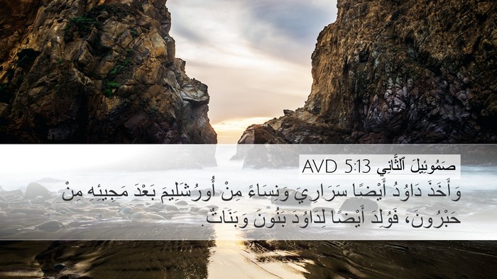 صَمُوئِيلَ ٱلثَّانِي 5:13 AVD Bible Verse Image