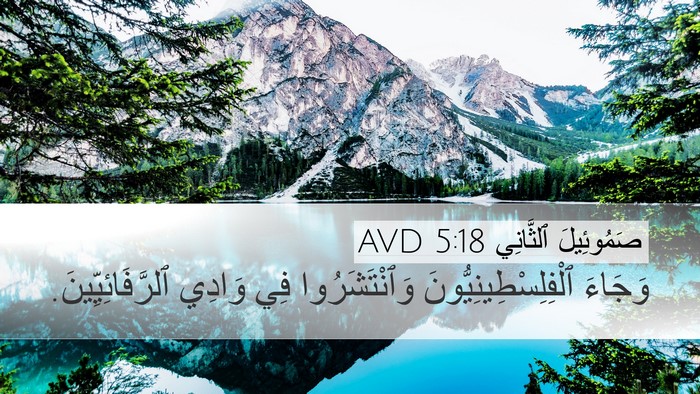 صَمُوئِيلَ ٱلثَّانِي 5:18 AVD Bible Verse Image