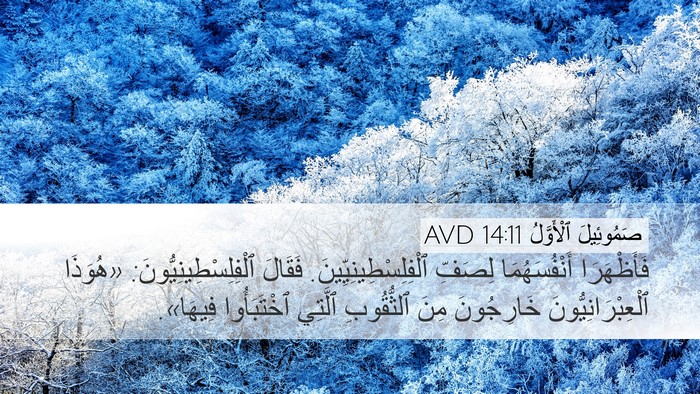 صَمُوئِيلَ ٱلْأَوَّلُ 14:11 AVD Bible Verse Image