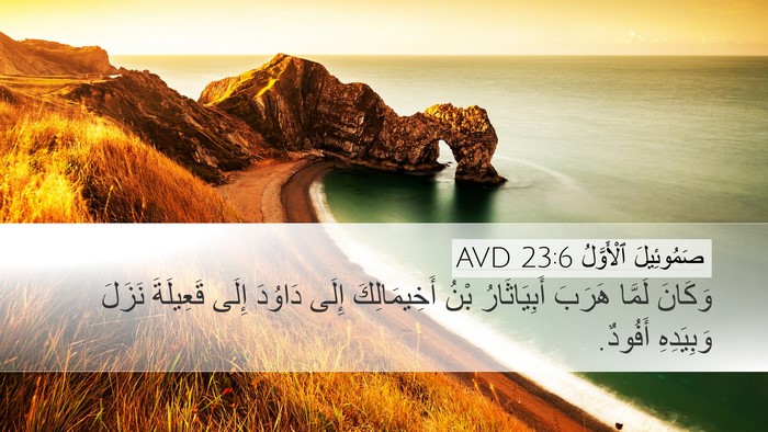 صَمُوئِيلَ ٱلْأَوَّلُ 23:6 AVD Bible Verse Image