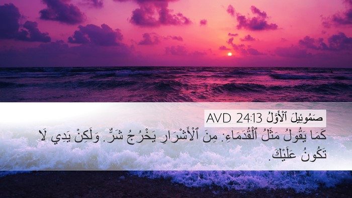 صَمُوئِيلَ ٱلْأَوَّلُ 24:13 AVD Bible Verse Image