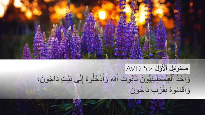 صَمُوئِيلَ ٱلْأَوَّلُ 5:2 AVD Desktop Wallpaper - وَأَخَذَ - Desktop Bible Verse Wallpaper