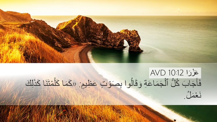 عَزْرَا 10:12 AVD Bible Verse Image