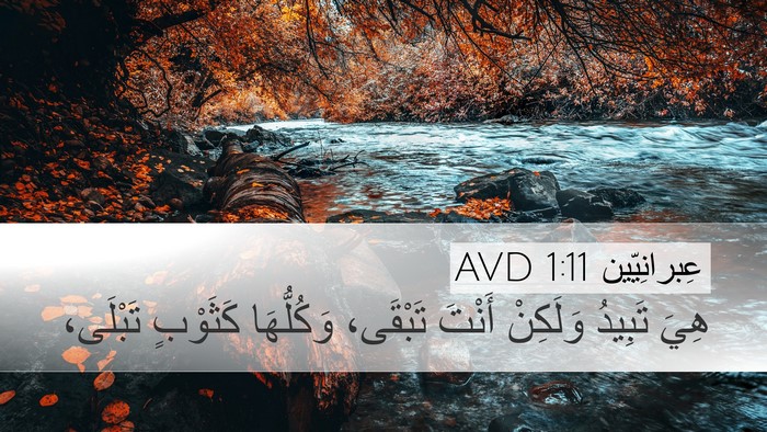 عِبرانِيّين 1:11 AVD Bible Verse Image