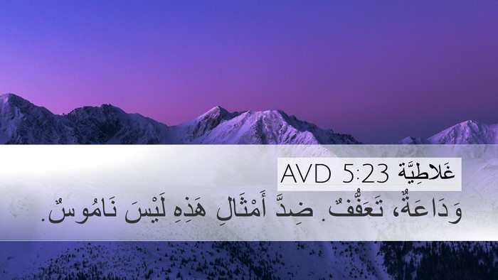 غَلاطِيَّة 5:23 AVD Bible Verse Image