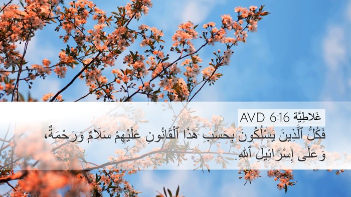 غَلاطِيَّة 6:16 AVD Bible Verse Image