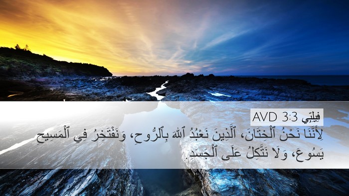 فِيلِبِّي 3:3 AVD Bible Verse Image